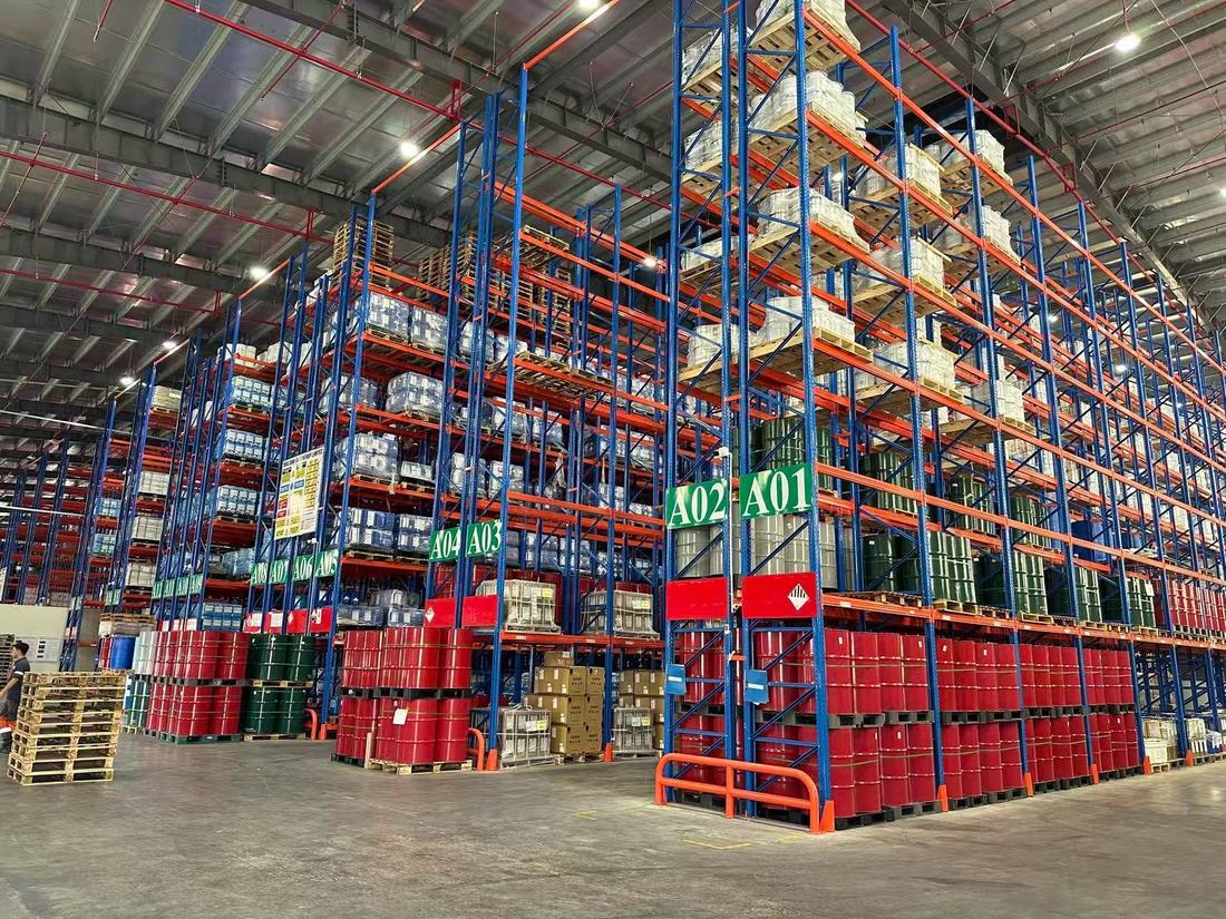 General warehousing interior with pallet racking